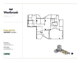 1 Westbrook Corporate Ctr, Westchester, IL to rent Floor Plan- Image 1 of 1