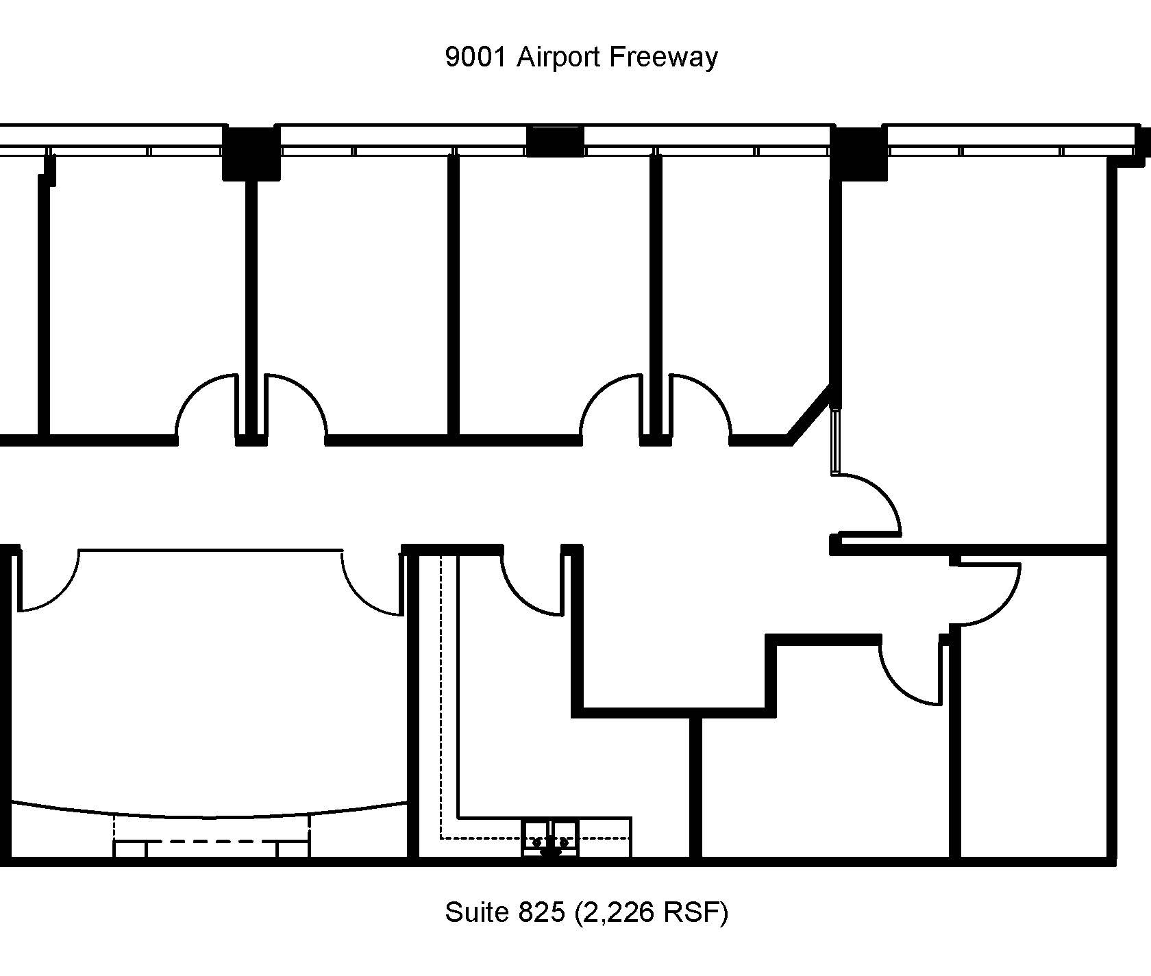 9001-9003 Airport Fwy, North Richland Hills, TX for rent Floor Plan- Image 1 of 1