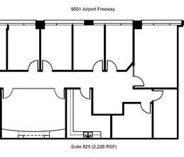 9001-9003 Airport Fwy, North Richland Hills, TX for rent Floor Plan- Image 1 of 1