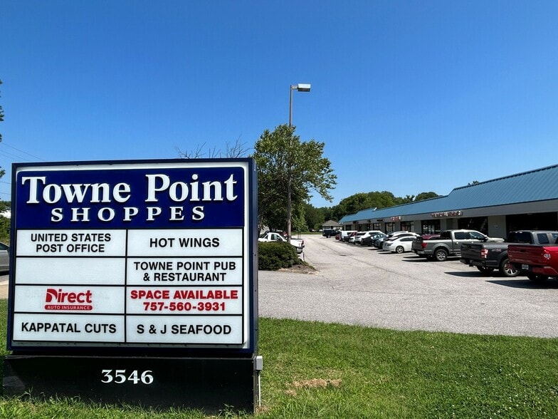 3546-3590 Towne Point Rd, Portsmouth, VA for sale - Building Photo - Image 1 of 6