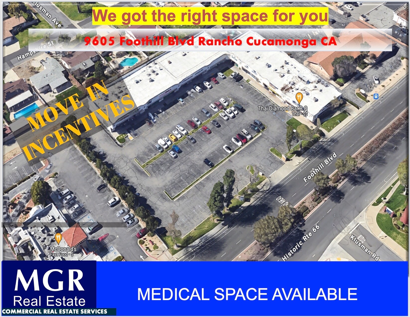 9581-9625 Foothill Blvd, Rancho Cucamonga, CA for sale Building Photo- Image 1 of 1