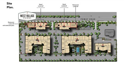 12849 Poway Rd, Poway, CA for rent Site Plan- Image 1 of 1