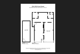 254-256 King St, London to rent Floor Plan- Image 2 of 2