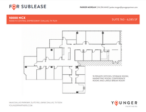 10000 N Central Expy, Dallas, TX for rent Floor Plan- Image 1 of 2