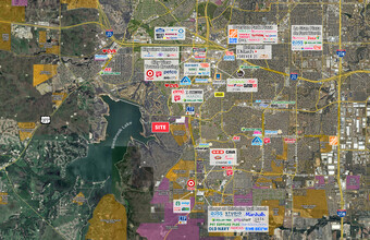 SWC Altamesa Rd, Fort Worth, TX - aerial  map view