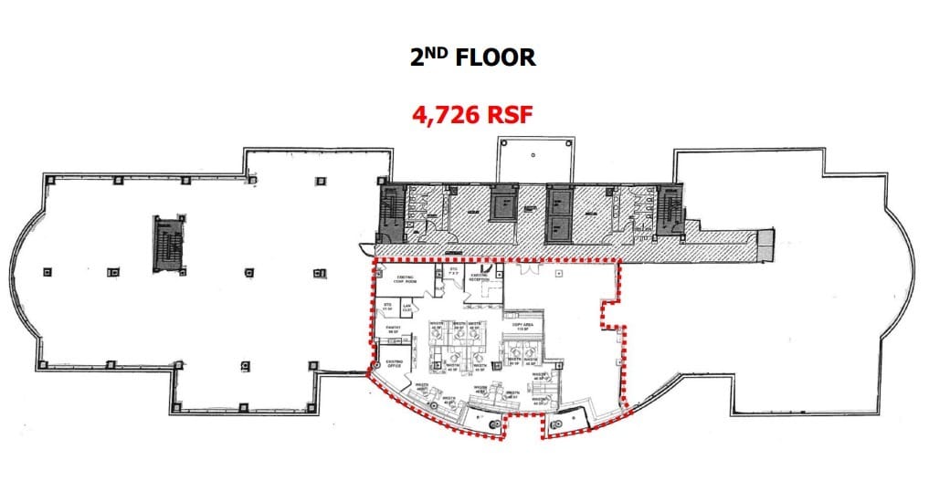 1300 Spring St, Silver Spring, MD to rent Floor Plan- Image 1 of 3