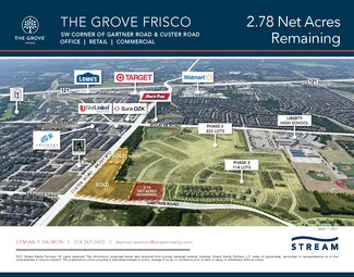 More details for SWC Custer Rd & Gartner Rd, Frisco, TX - Land for Sale