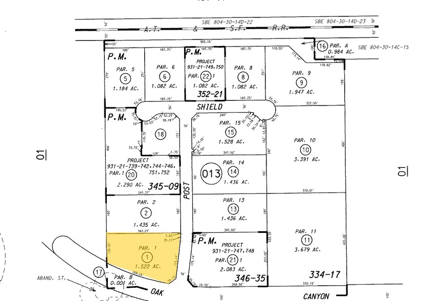 1 Post Dr, Irvine, CA for rent - Plat Map - Image 2 of 8