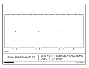 2645 N Berkeley Lake Rd, Duluth, GA for rent Site Plan- Image 1 of 1