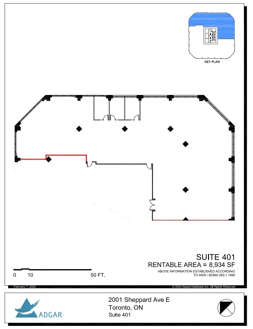 2001 Sheppard Ave E, Toronto, ON to rent Floor Plan- Image 1 of 1