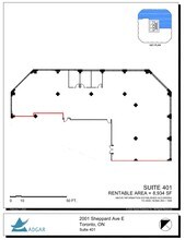 2001 Sheppard Ave E, Toronto, ON to rent Floor Plan- Image 1 of 1
