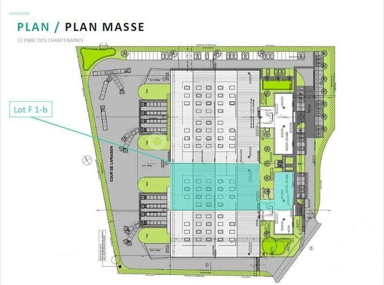 Light Industrial in Gennevilliers to rent - Site Plan - Image 3 of 6