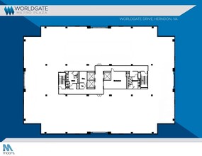 12851 Worldgate Dr, Herndon, VA for rent Typical Floor Plan- Image 1 of 3