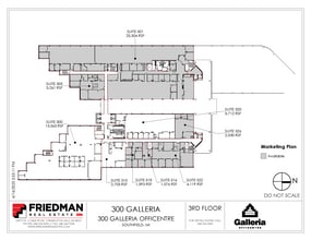 300 Galleria Officentre, Southfield, MI to rent Floor Plan- Image 2 of 2