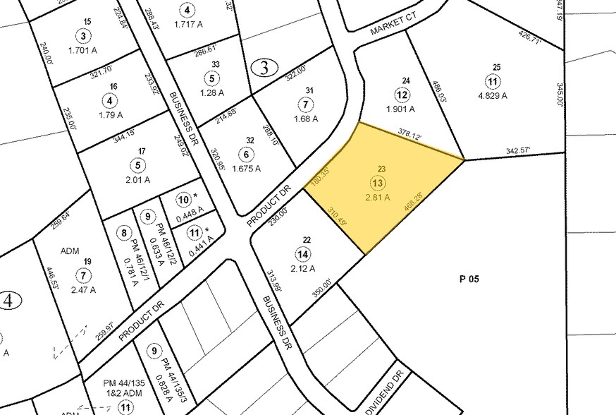 Product Dr, Shingle Springs, CA for sale - Plat Map - Image 1 of 1