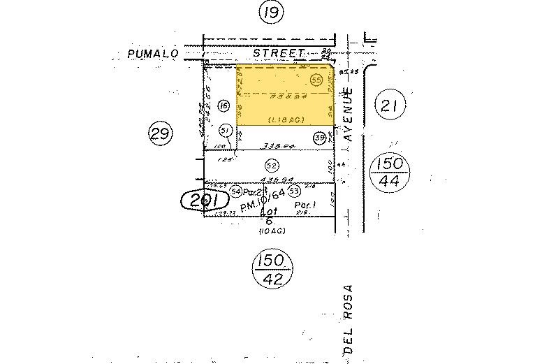 2390 Del Rosa Ave, San Bernardino, CA for rent - Plat Map - Image 2 of 2