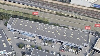 La Courneuve - Aerial  map view