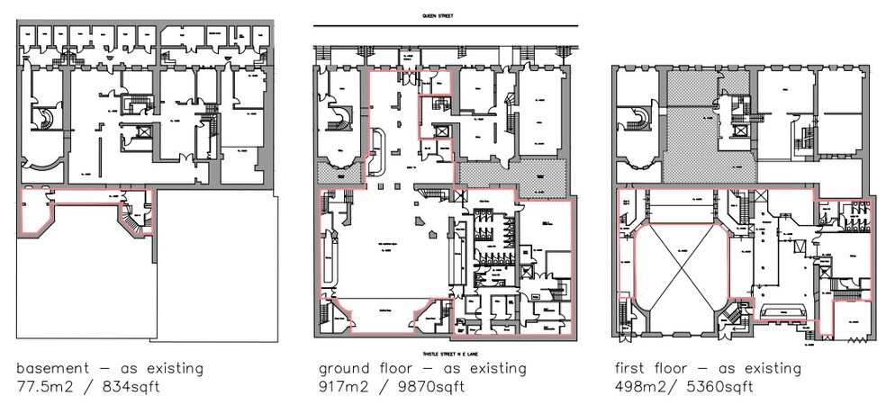 5 Queen St, Edinburgh for rent - Floor Plan - Image 2 of 2