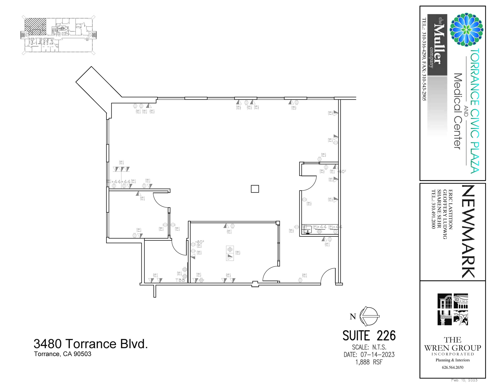 3400 Torrance Blvd, Torrance, CA for rent Floor Plan- Image 1 of 1