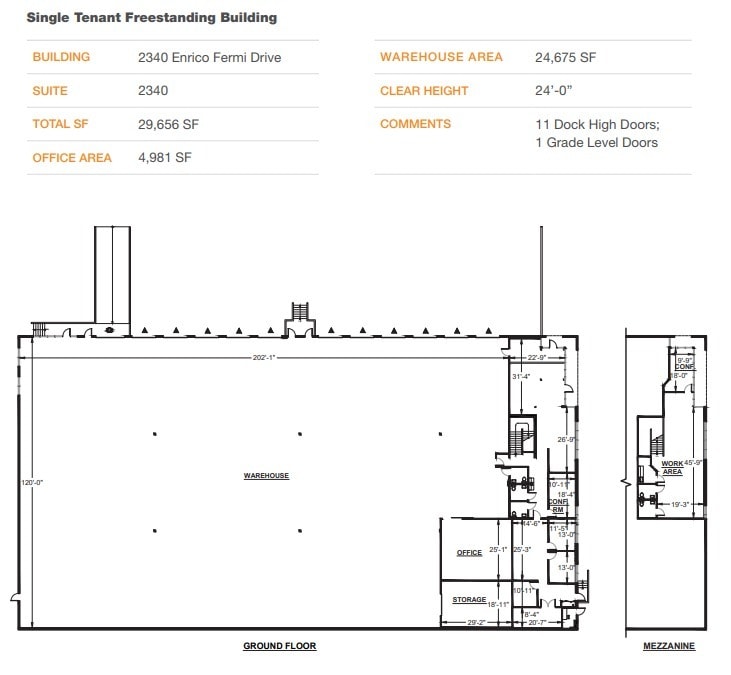 2340 Enrico Fermi Dr, San Diego, CA for rent Floor Plan- Image 1 of 2