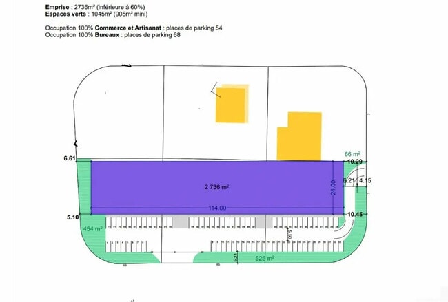 Location Local d'activités 300 m² à 2 736 m²
