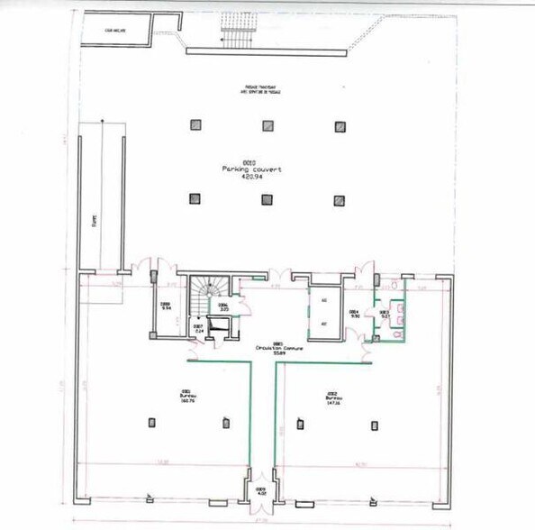 Office in Lyon to rent - Floor Plan - Image 2 of 5