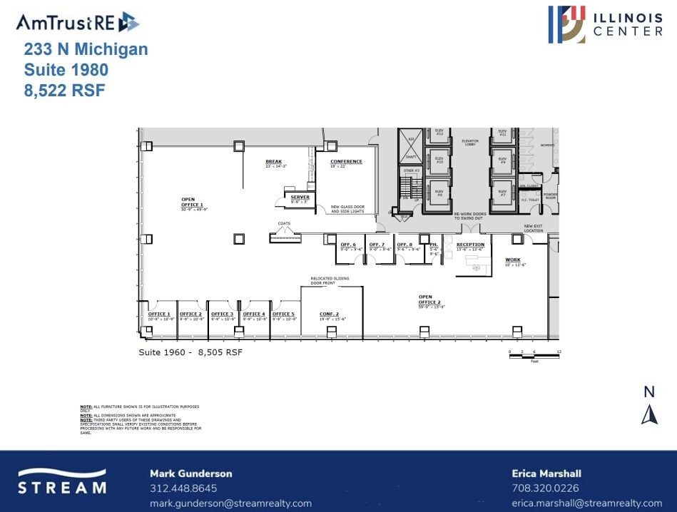 233 N Michigan Ave, Chicago, IL to rent Floor Plan- Image 1 of 1
