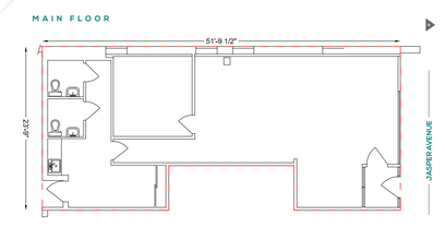 9925 Jasper Av, Edmonton, AB for rent Floor Plan- Image 1 of 1