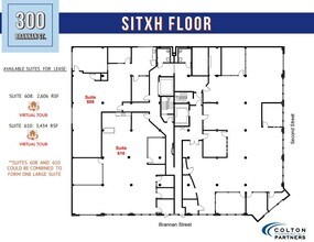 300 Brannan St, San Francisco, CA for rent Floor Plan- Image 1 of 1