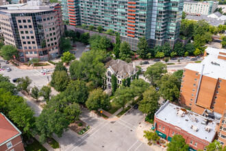 1830 Sherman Ave, Evanston, IL - aerial  map view