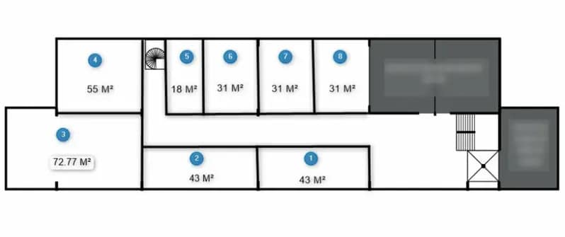 Industrial in Le Thillay to rent Floor Plan- Image 1 of 3
