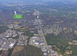 2331 Crownpoint Executive Dr, Charlotte, NC - aerial  map view