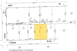 2909 Leonis Blvd, Vernon, CA for sale Plat Map- Image 1 of 1