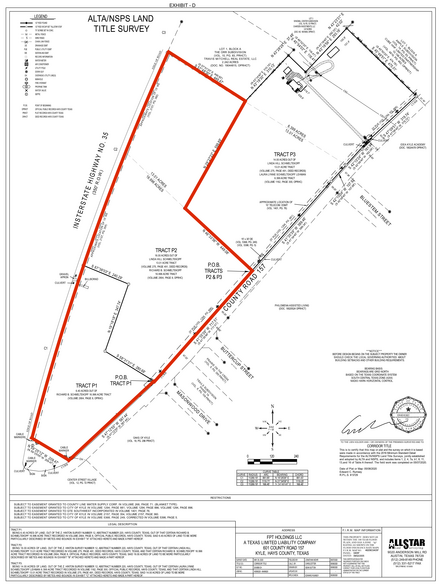 IH-35 & Philomena Dr, Kyle, TX for sale - Plat Map - Image 3 of 3