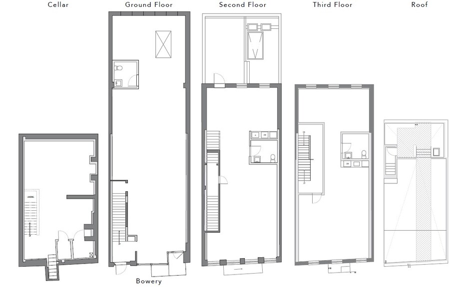 159 Bowery, New York, NY for rent - Floor Plan - Image 3 of 5