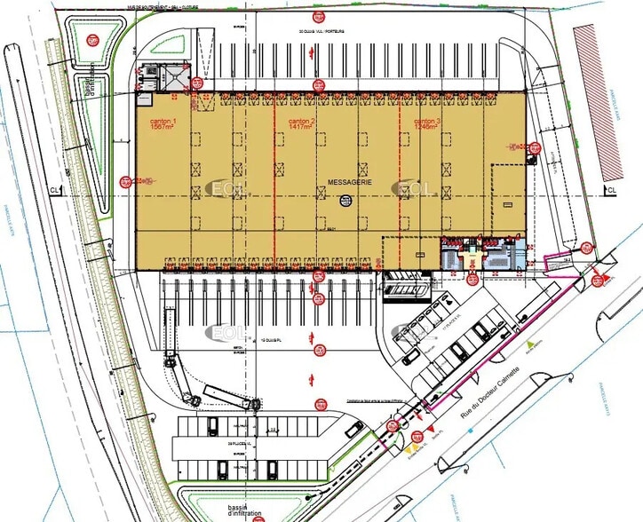 Industrial in La Farlède to rent - Site Plan - Image 3 of 6
