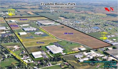 Commerce Parkway Pky, Franklin, IN - AERIAL  map view