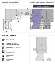 405-465 Av Marien, Montréal-Est, QC for rent Floor Plan- Image 1 of 7