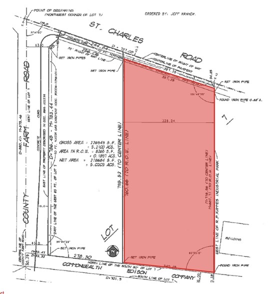 27W131 St. Charles Rd, Winfield, IL for sale - Plat Map - Image 2 of 3