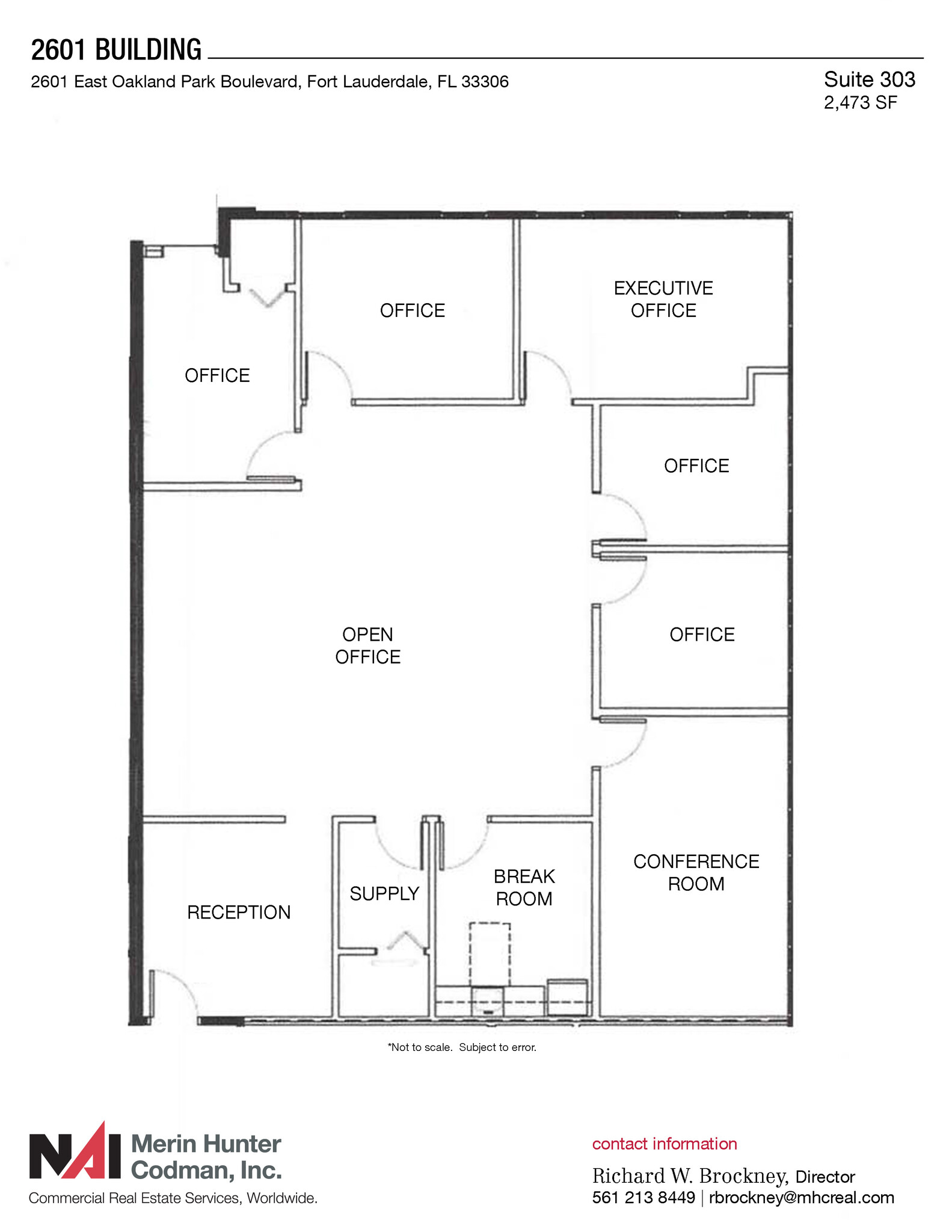 2601 E Oakland Park Blvd, Fort Lauderdale, FL for rent Floor Plan- Image 1 of 1