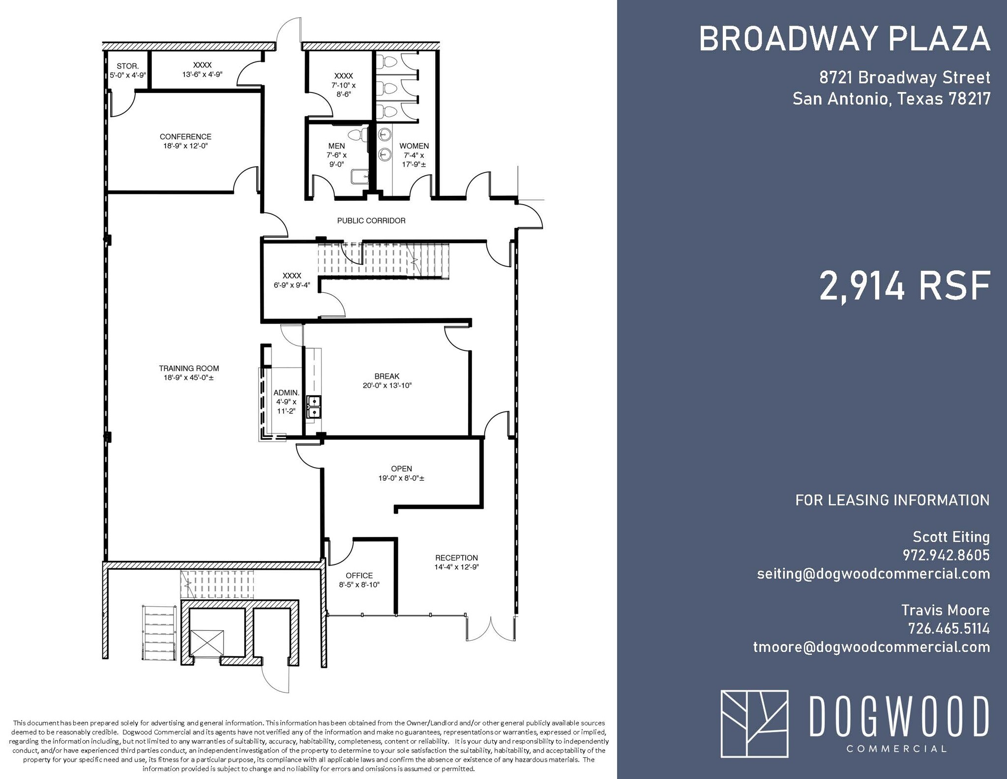 8800-8856 Broadway St, San Antonio, TX for rent Floor Plan- Image 1 of 1