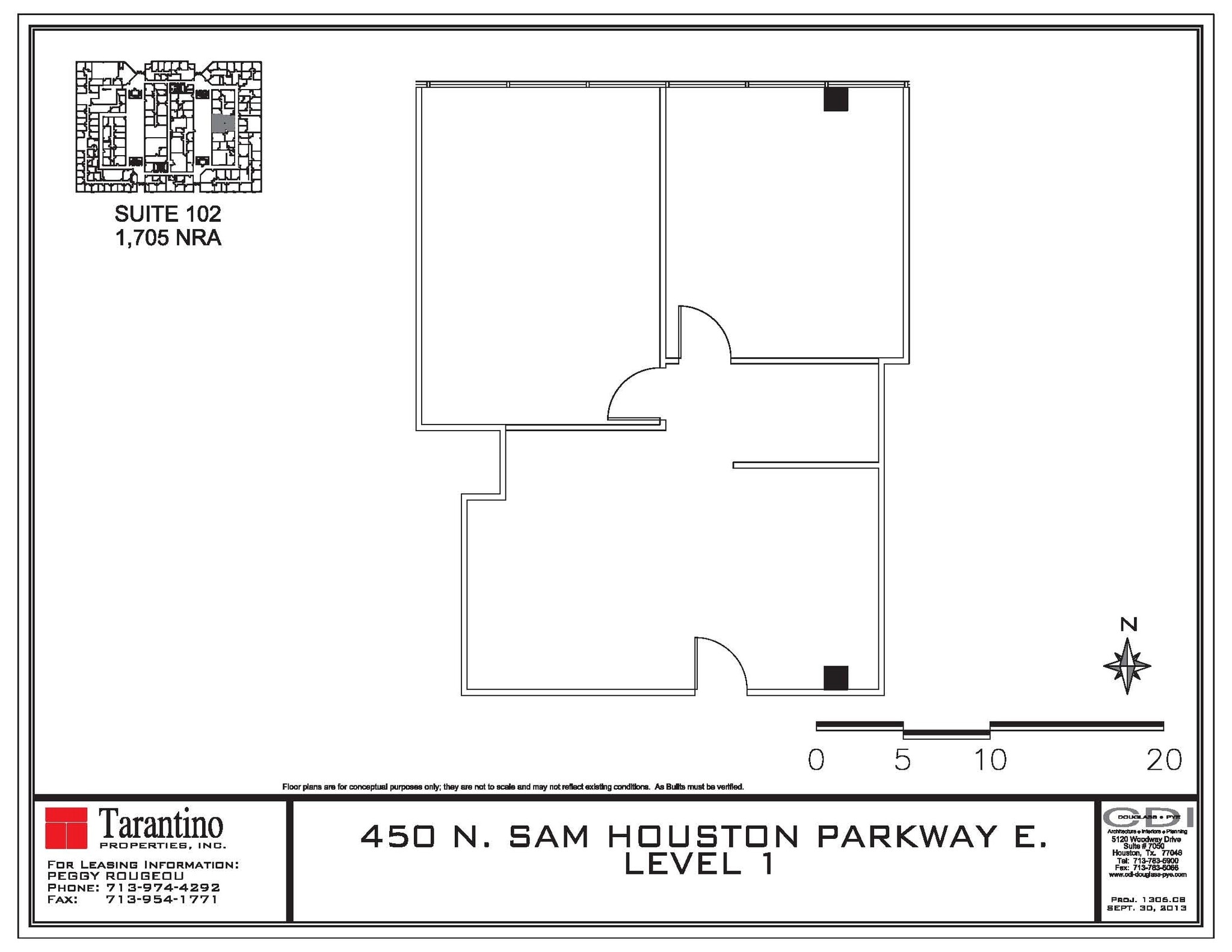 450 N Sam Houston Pky E, Houston, TX to rent Floor Plan- Image 1 of 1