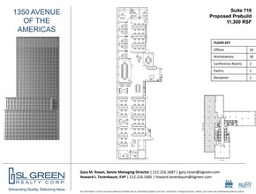 1350 Avenue of the Americas, New York, NY for rent Floor Plan- Image 1 of 1