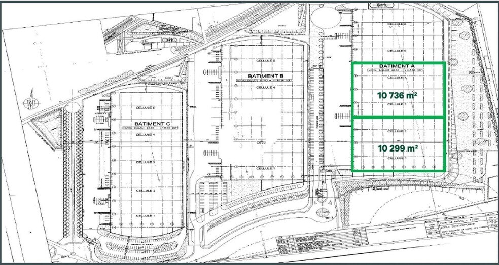 Light Industrial in Survilliers to rent - Site Plan - Image 3 of 3