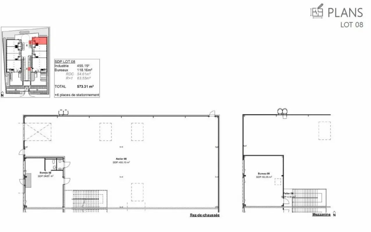 Light Industrial in Heyrieux to rent Floor Plan- Image 1 of 11