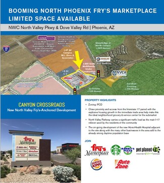 More details for SWC North Valley Pkwy & Dove Valley Rd, Phoenix, AZ - Retail for Rent