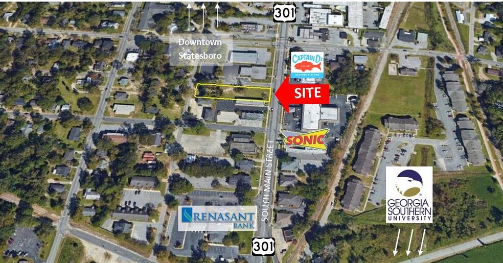 311 S Main St, Statesboro, GA for sale - Building Photo - Image 1 of 1