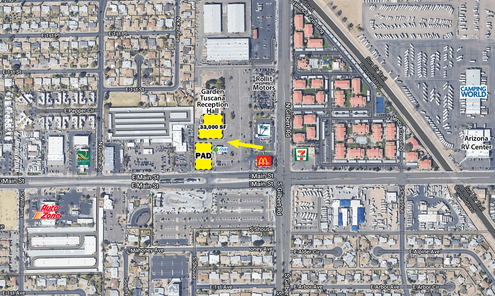 N Gilbert Rd, Mesa, AZ for rent - Aerial - Image 1 of 9