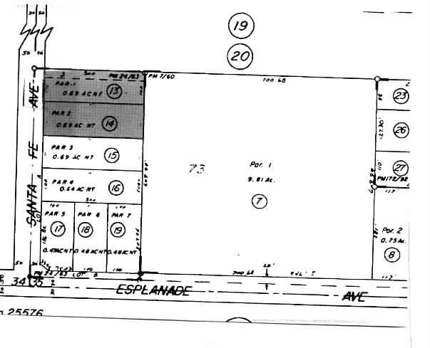 1301 S Santa Fe Ave, San Jacinto, CA for rent - Plat Map - Image 2 of 3