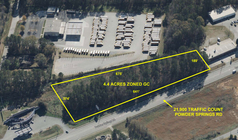 2993 Powder Springs Rd, Powder Springs, GA for sale - Building Photo - Image 1 of 1